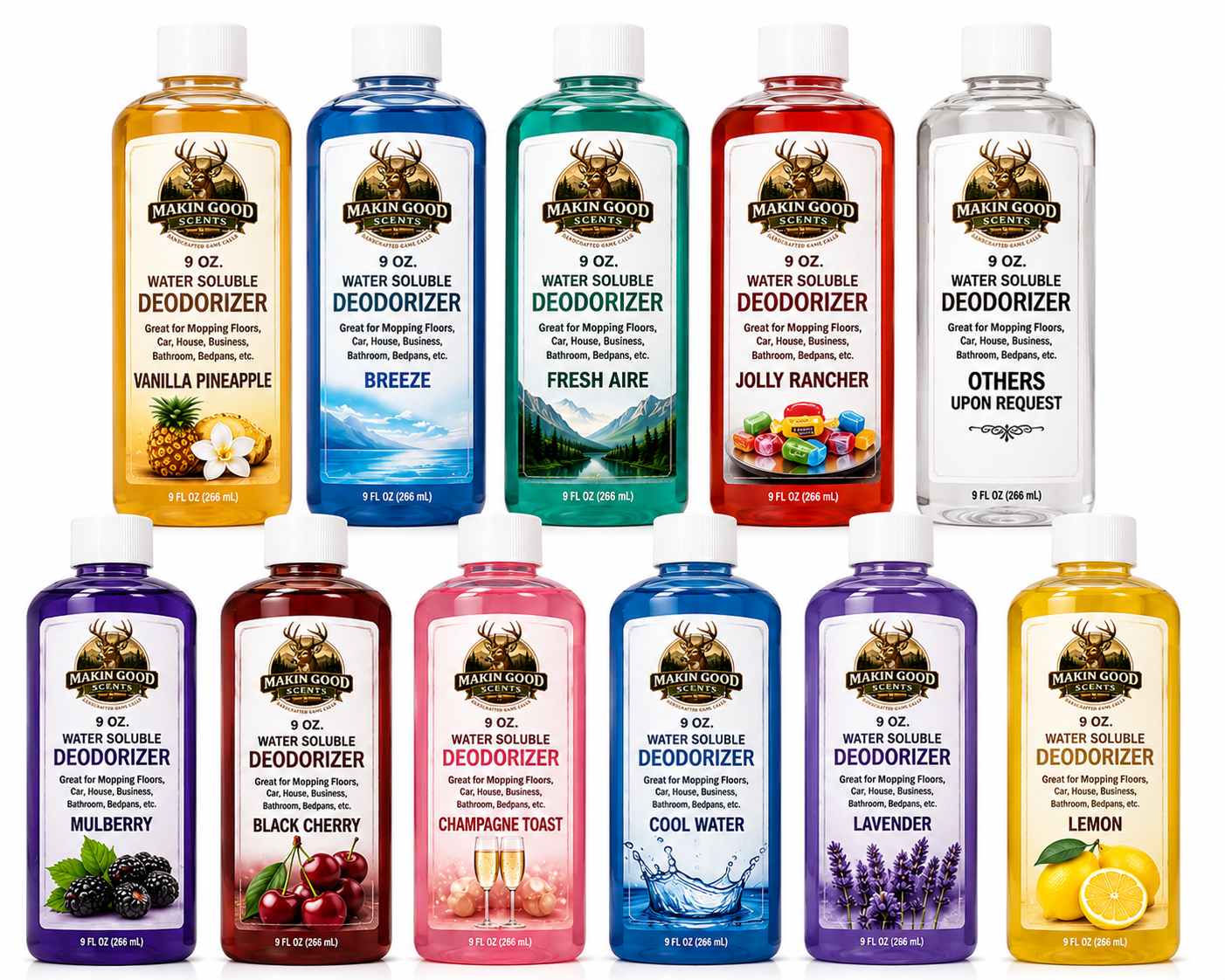 9 oz Water Soluble Deodorizers