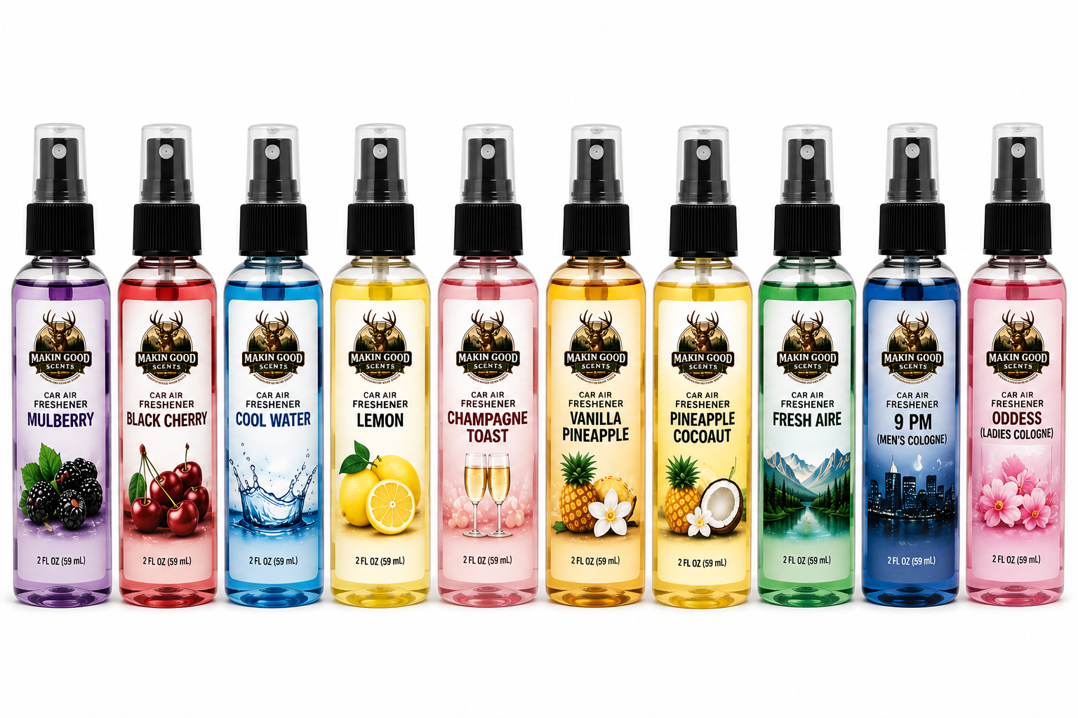 Spray Bottle Car Air Fresheners